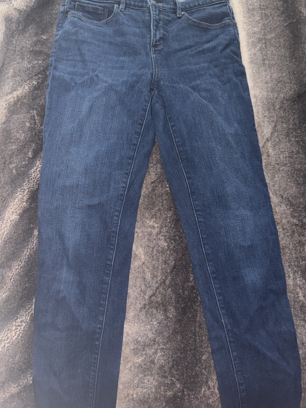LOFT Women’s Skinny Jeans in Dark Blue Wash